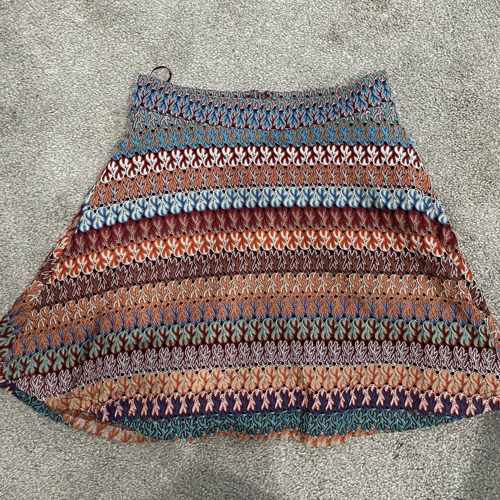 Top Shop Aztec Print Skirt